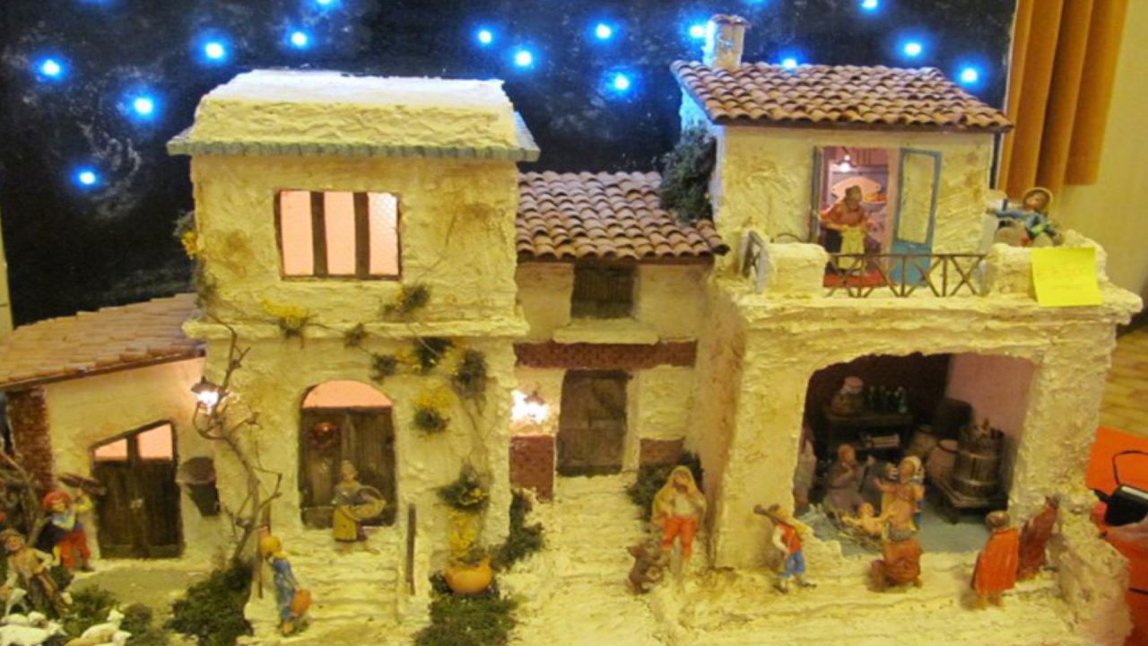 Presepi di Natale realizzati del gruppo Nello spirito di greccio di Lonate Pozzolo