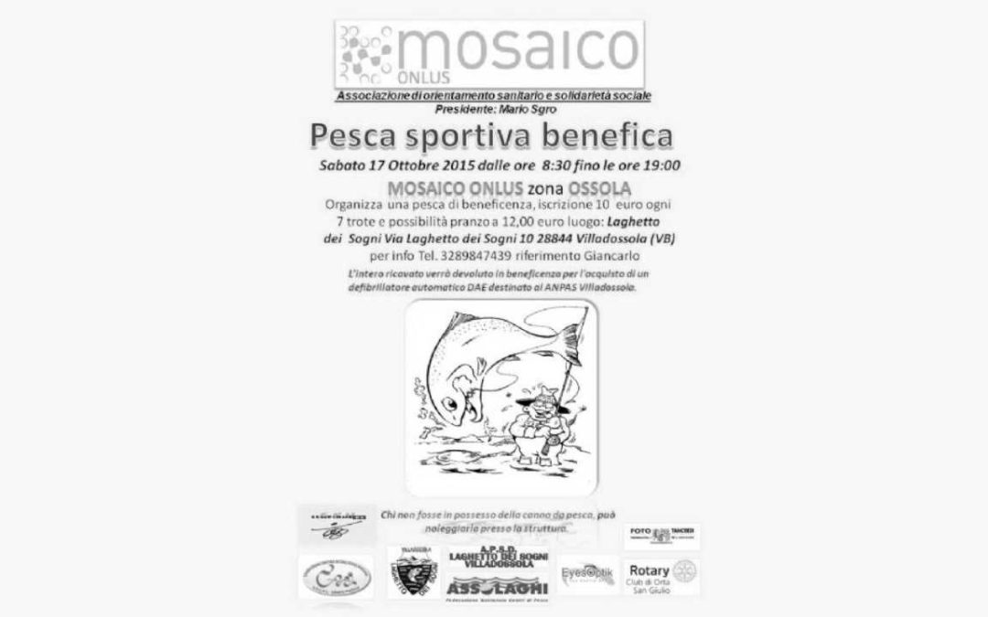 Pesca sportiva benefica al Laghetto dei Sogni-Villadossola